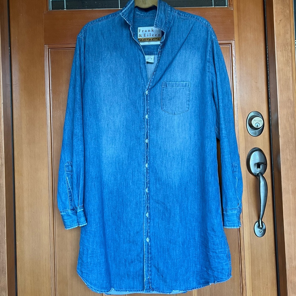 Frank & Eileen “Mary” Denim Shirtdress - Sz L